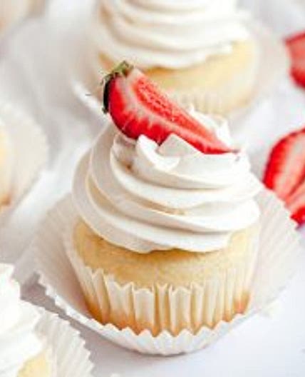 Strawberry Shortcake Cupcakes (Gluten-Free & Dairy-Free) - Caked by Katie