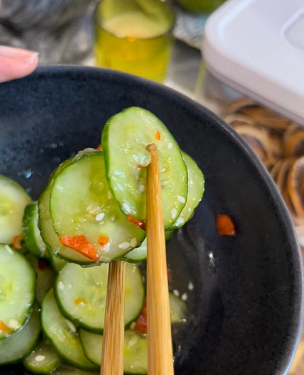 Asian Style Cucumber Salad