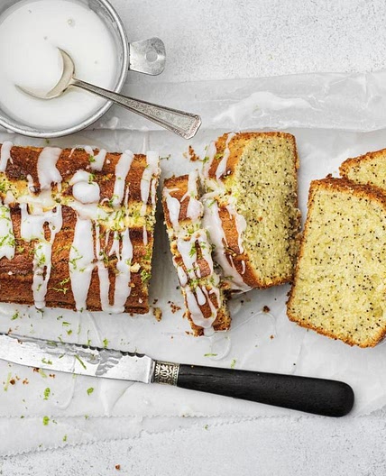 Limetten-Mohn-Cake