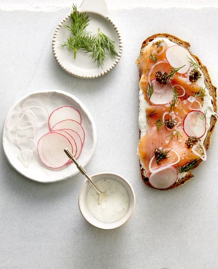 gravlax smørrebrød