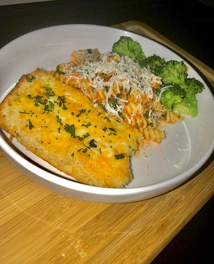 Mantha’s Favorite Cheesy Garlic Bread