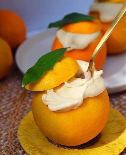 Vegan 4 Ingredient Orange Creamsicle Ice Cream