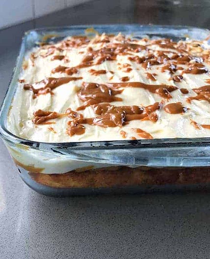 Banana Caramel Cake