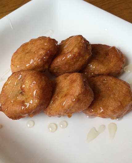 Receita de Banana frita com mel