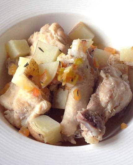 Receita de Guisado de frango simples