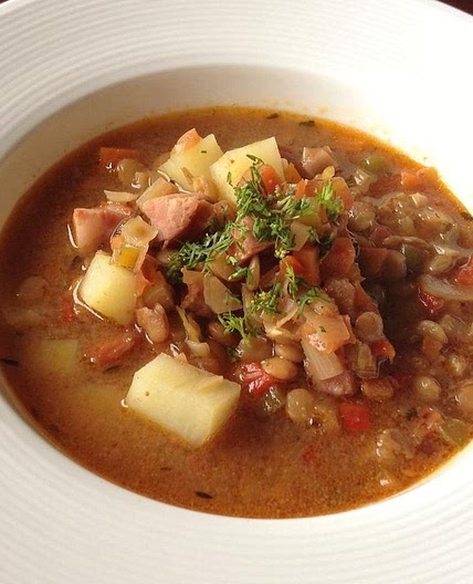 Receita de Jardineira com lentilhas
