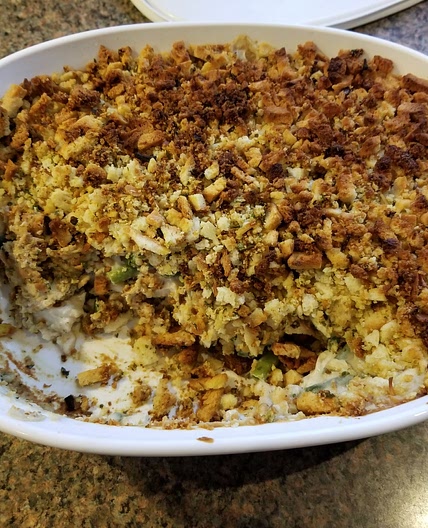 Quick Green Bean and Chicken Bake