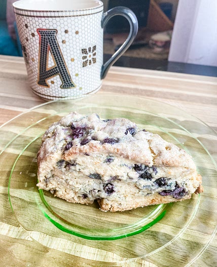 Blueberry Scones With Frozen Maine Blueberries