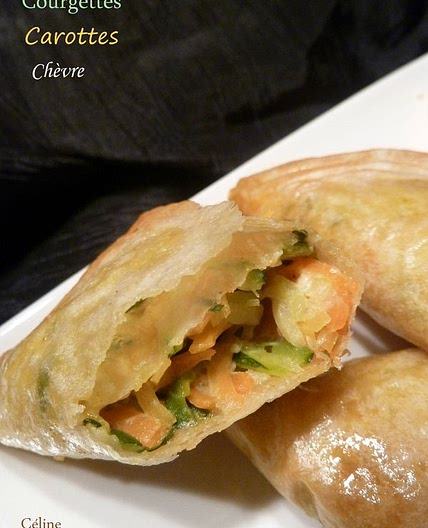 Samoussas aux Légumes et Chèvre