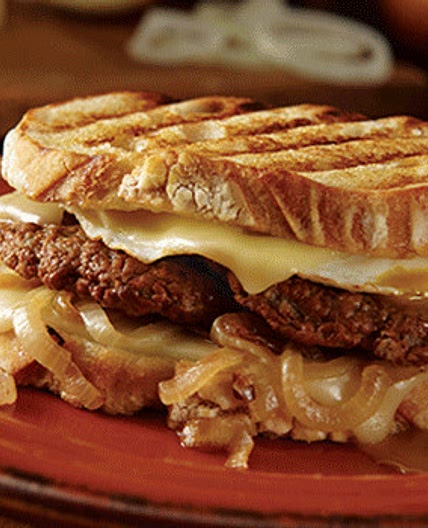 "Brinner" Patty Melt
