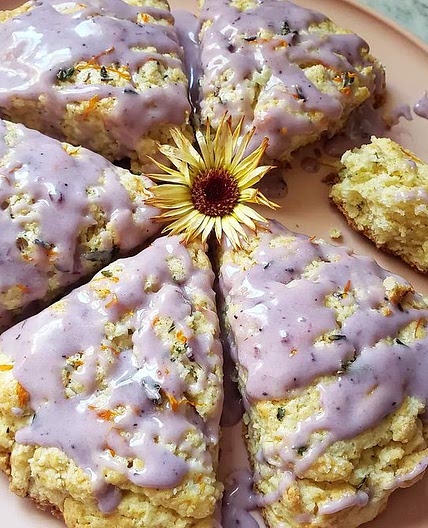 Lavender & Lemon Balm Scones