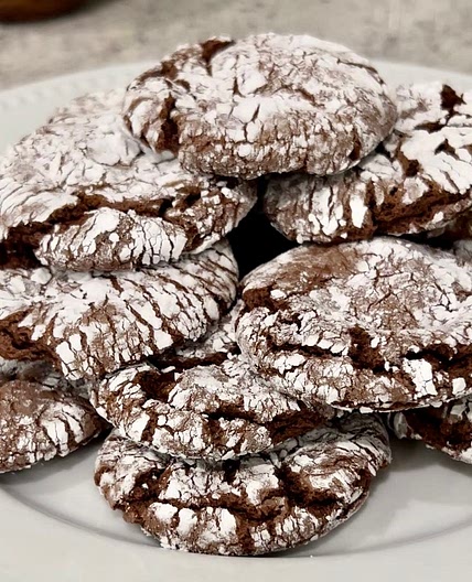 Fudge Crinkle Cookies