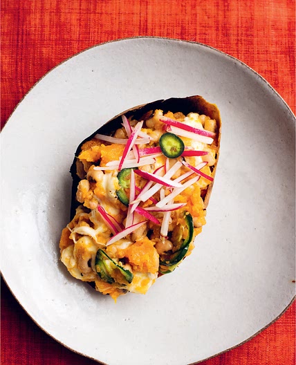 SWEET POTATO, JALAPEÑOS, BEANS