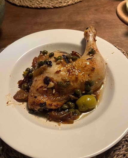 Chicken Marbella by Ottolenghi 