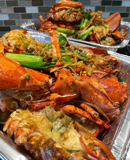 Ginger Scallions Lobster