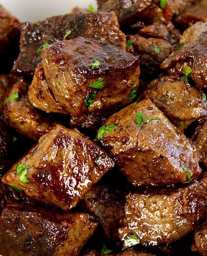 Steak Bites with Garlic Butter