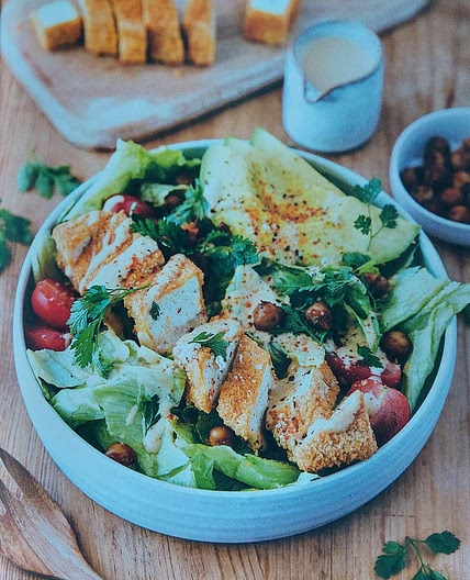 Salade césar vegan