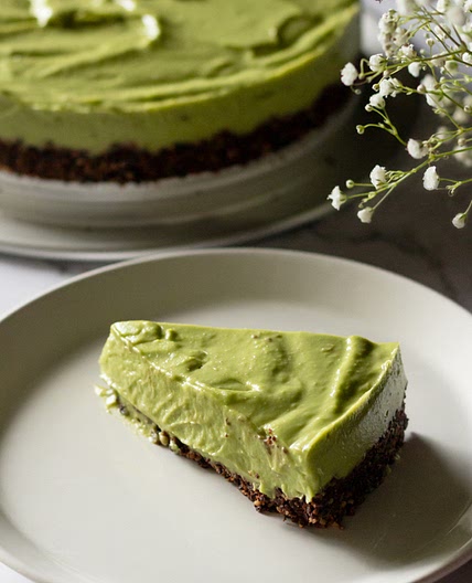 No Bake Avocado Lime Cheesecake
