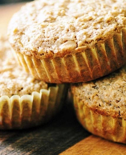 Gluten Free Strawberry Oatmeal Muffins