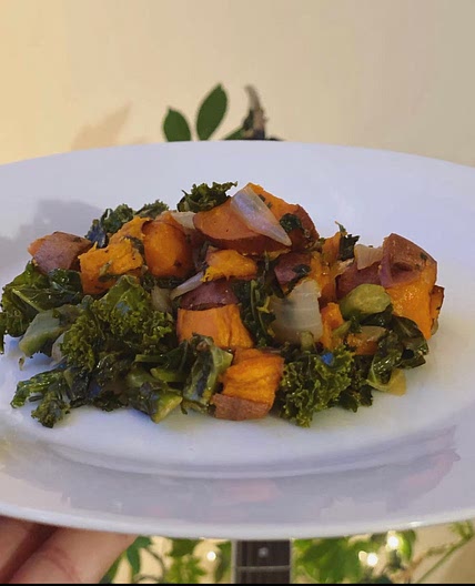 Kale & Sweet Potato Salad