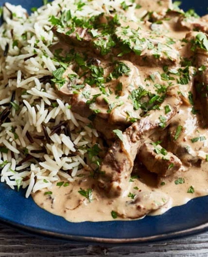 Beef Stroganoff