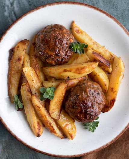 Old-fashioned Greek burgers - Biftekia