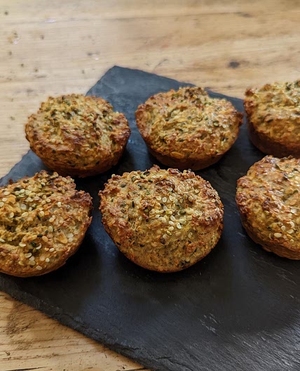 Breakfast Muffins - Banana Hemp & Oats - Hemp North UK