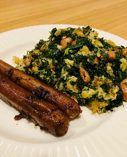 16. Portuguese Migas and Sausages