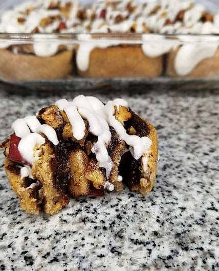 Rollitos de manzana, canela y nuez 🥰