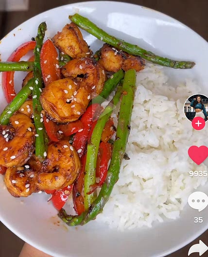 Spicy Honey Garlic Shrimp