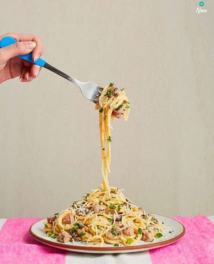 Spaghetti Carbonara - slimming world friendly