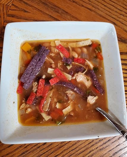 Pressure Cooker Chicken Tortilla Soup
