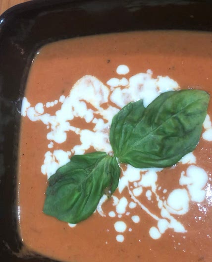 Tomato Soup with Grilled Cheese