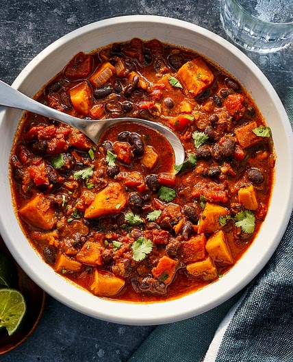 Sweet Potato & Black Bean Chili