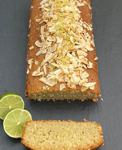 Sarah's Lime, Coconut & Cardamon Loaf Cake