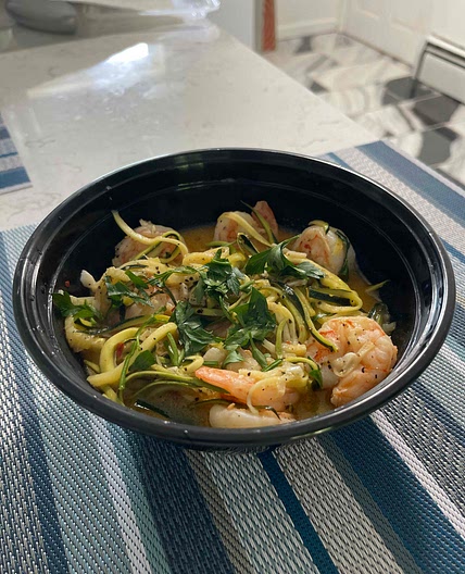 Zucchini Shrimp Scampi