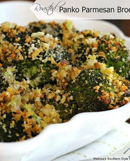 Roasted Panko Parmesan Broccoli