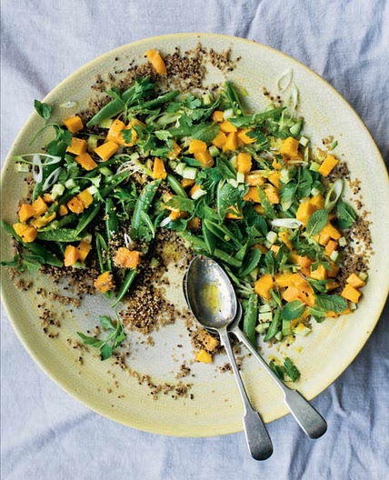 QUINOA, MANGO AND SUGAR SNAP SALAD