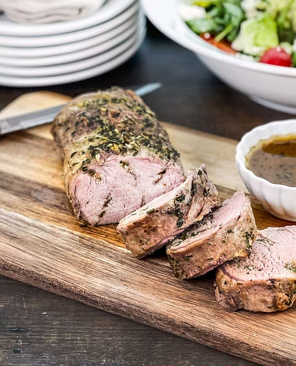 Baked Pork Tenderloin With Garlic Butter
