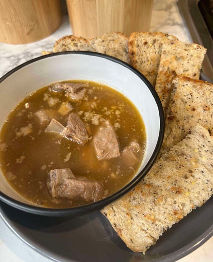 Peshawari Rosh / Mutton Soup 
