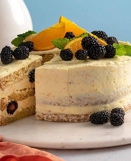 Blackberry Orange Cake