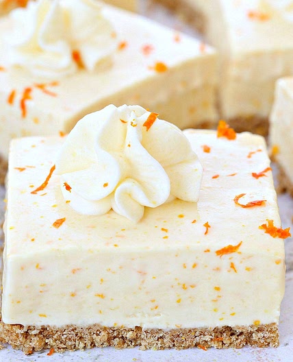 Orange Dreamsicle Bars