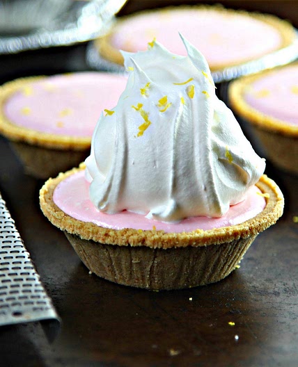 Frozen Pink Lemonade Mini Pies