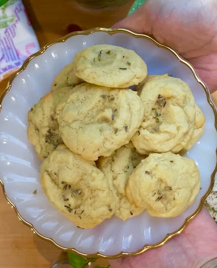 Lavender cookies