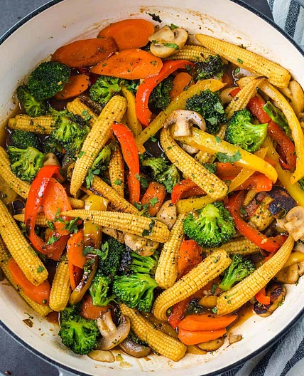 EASY Vegetable Stir Fry Recipe