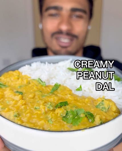 CREAMY PEANUT DAL 🥜 a nutty take on an Indian staple 🤩 👉🏾INGREDIE