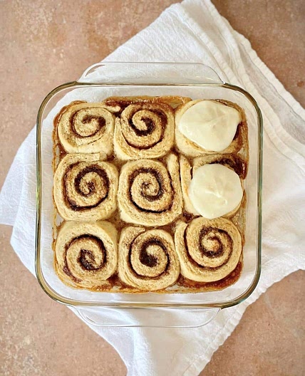 Vegan Cinnamon Rolls Without Yeast