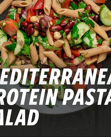 Mediterranean Protein Pasta Salad | The Game Changers