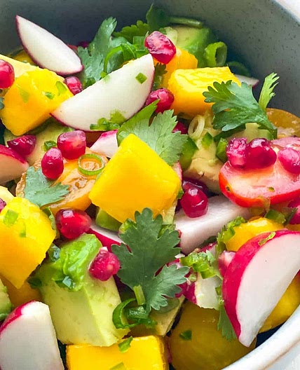 Spicy Mango Salsa with Avocado