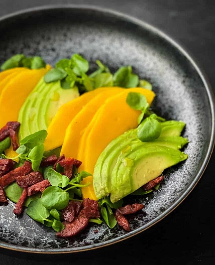 Mango Avocado Salad with Crispy Chorizo